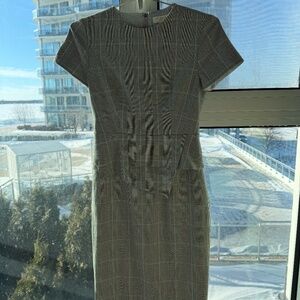 TED BAKER LONDON PLAID OFFICE DRESS